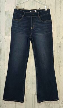 Betabrand Dark Wash Bootcut Jeggings Pull On Jeans Sz. LP